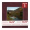 Dark Red Suede Mat Board for 16x16 Frames - Fits 10x10 Photos